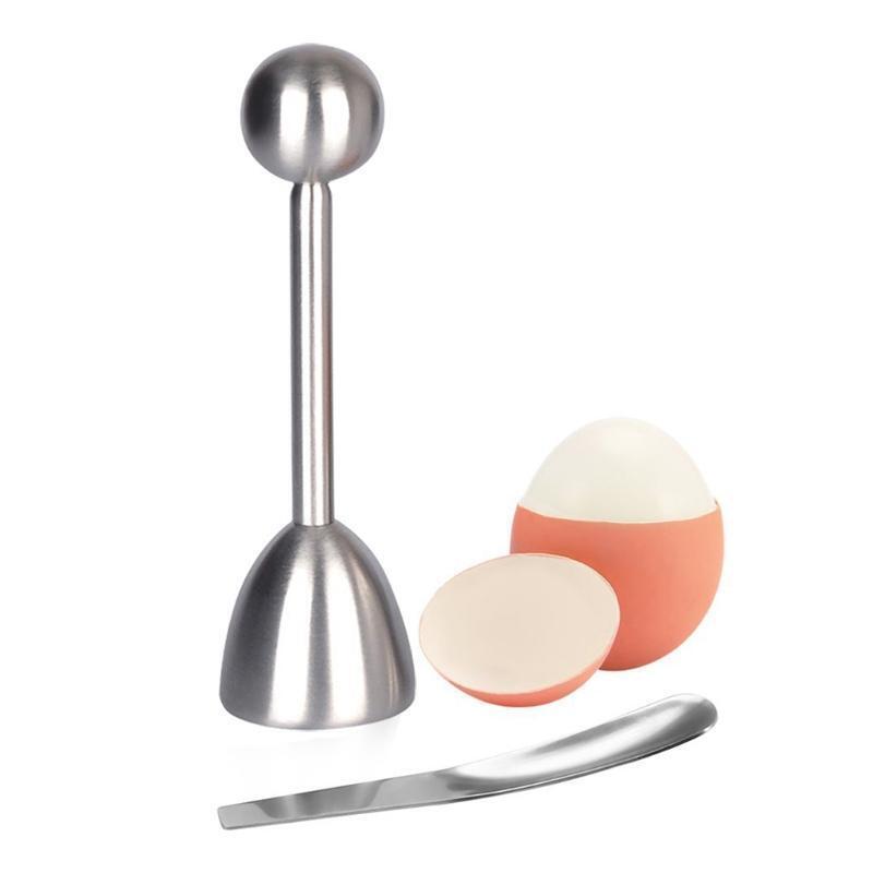 Elegant Egg Cups & Cracker Set Egg Opener For Boiled Egg Multipurpose Tools