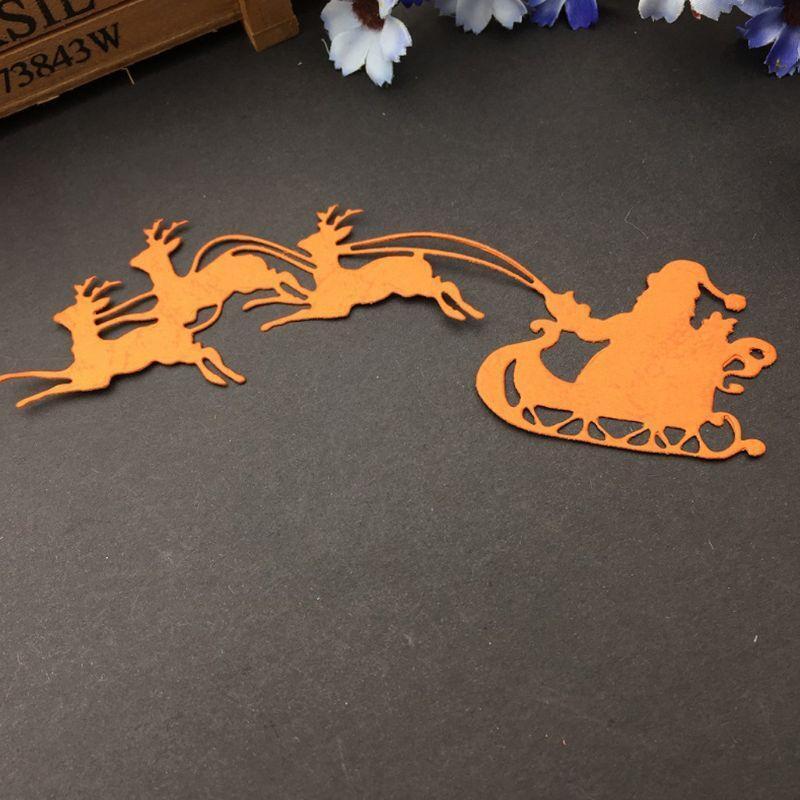 Santa Claus Deer Metal Cutting Dies Stencil DIY Scrapbooking Album Stamp Paper