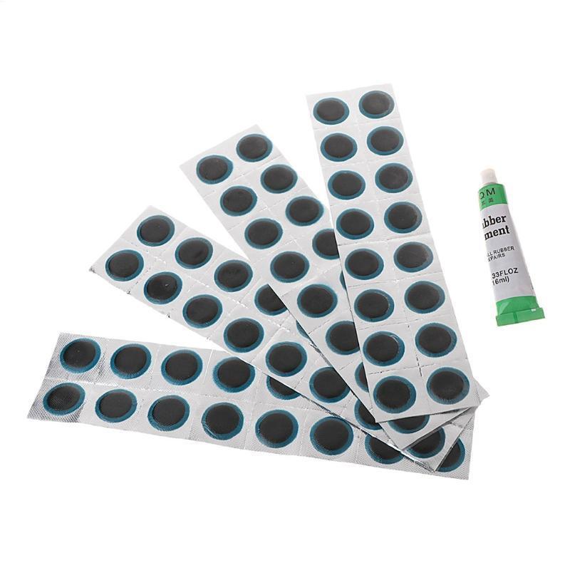 Bicycle Tire Repair Kits Bike Rubber Patch Cold Glue Tools Sets Home Outdoor Use