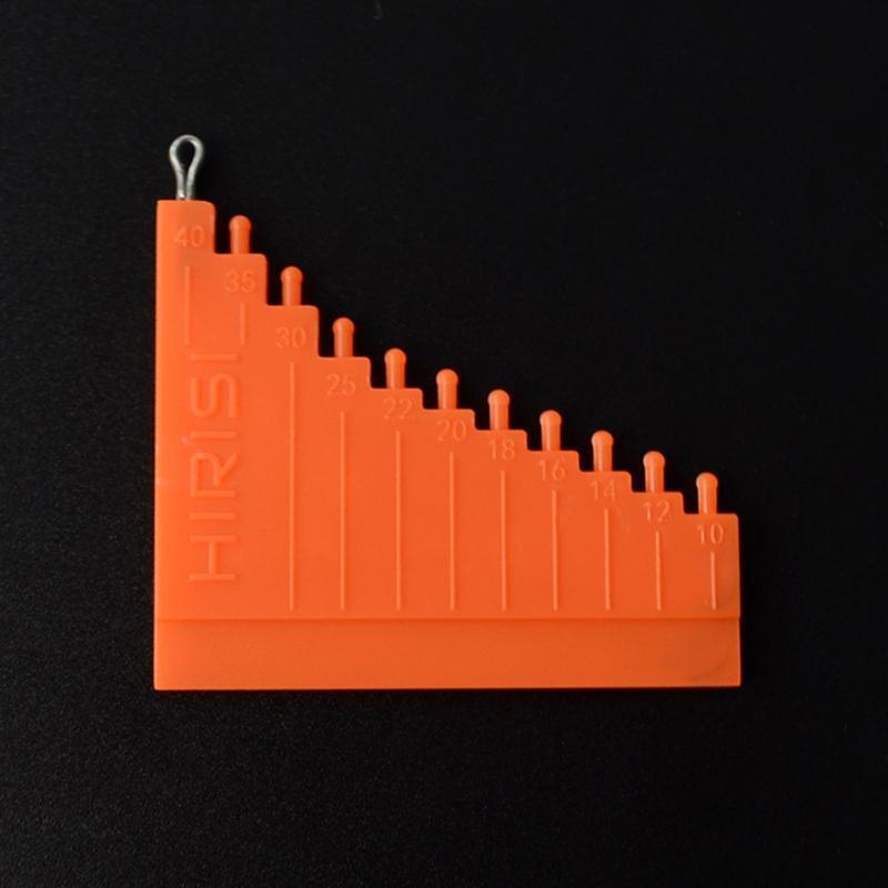 Hair Gauge Fishing Tackle Tool Mini Sub Wire Binding Device Hook Tool 10 to 40mm