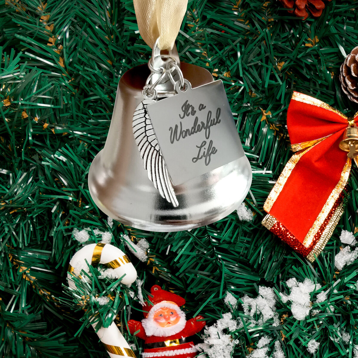 Christmas Bells Stainless Steel Christmas Jingle Bells Xmas Trees Decor