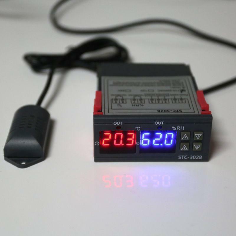 Digital Thermostat Humidistat Humidity & Temperature Controller AC 110V 220V 10A