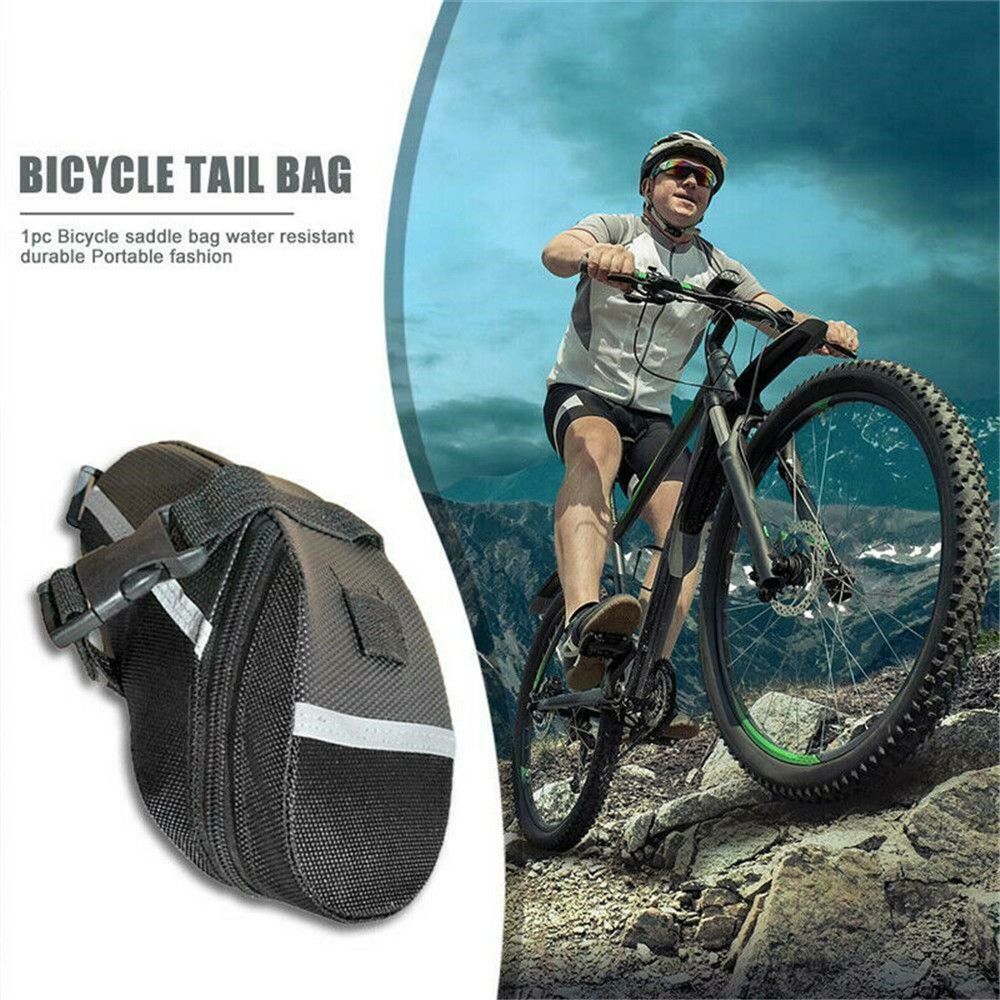 Waterproof Outdoor Cycling Bike Saddle Bag Storage Bag Bicycle Rear Seat Pouch