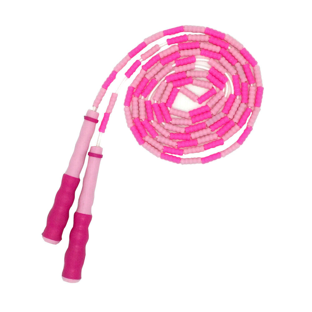 Skipping Rope PP TPE Bamboo Children Jump Rope Fitness Equipment (Pink)