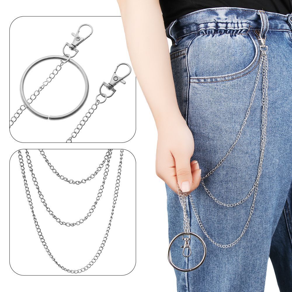 Trouser Decor Wallet Chain Jean Key Chains Pants KeyChains Hip Hop Jewelry