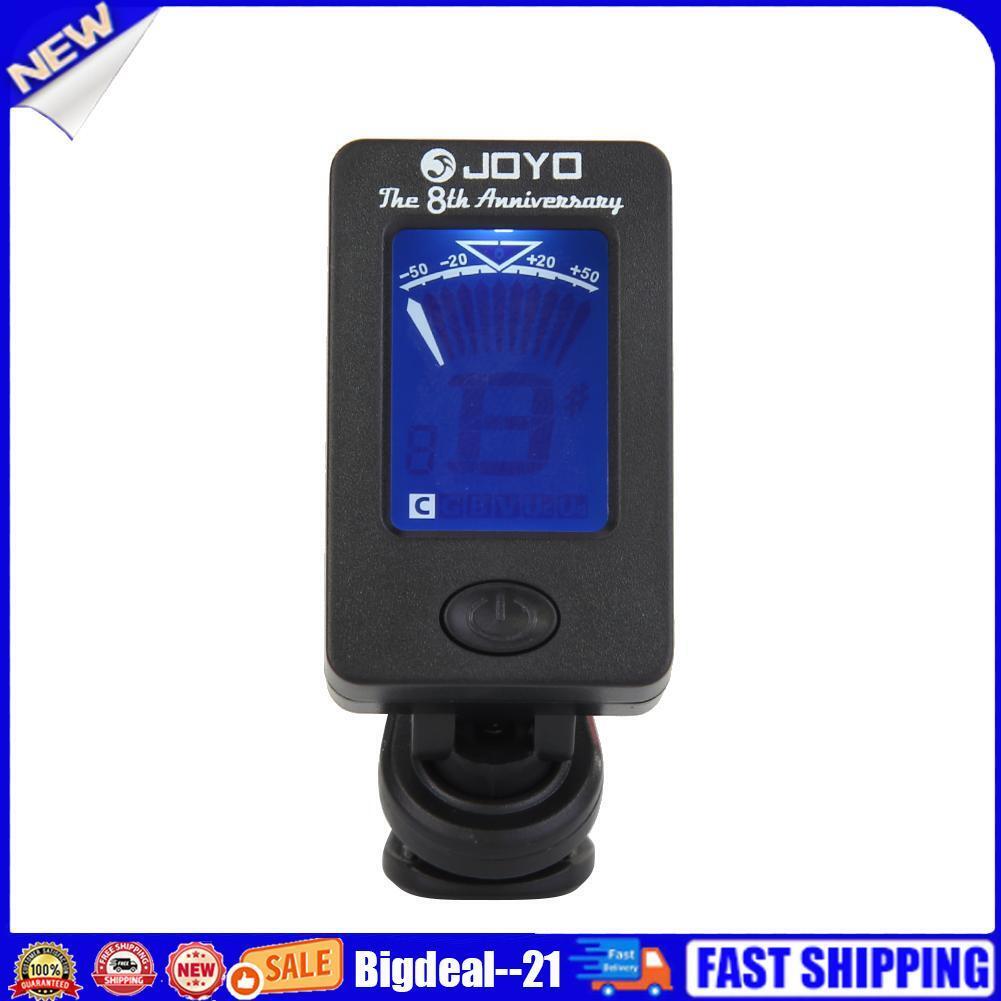 JOYO JT-01 Clip-on Guitar Tuner Violin Ukulele Chromatic Bass Accessories