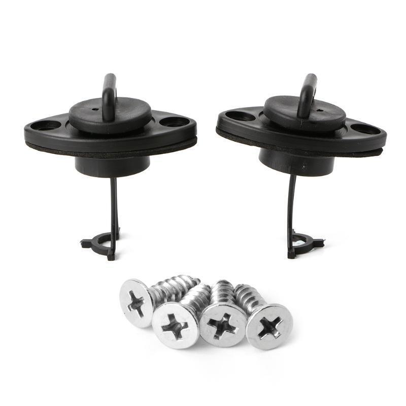 2 Pcs Universal Drain Bungs Plugs With 4 Screws For Dinghy Kayak Canoes Boat Hot