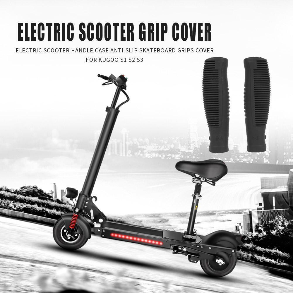 2pcs Electric Scooter Silicone Anti-slip Handle Cover for Kugoo S1 S2 S3