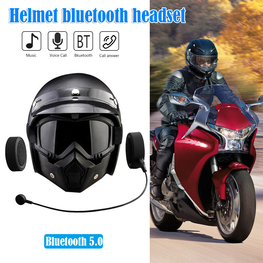 BT17 Bluetooth-compatible Motor Helmet Headset Motorcycle Helmet Handsfree
