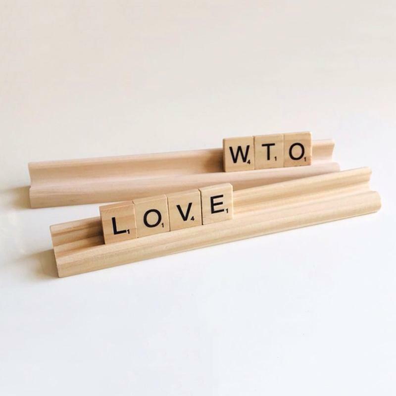 Wooden Domino Racks Trays Holders Organizer(Set of 4) - Premium Domino Tiles