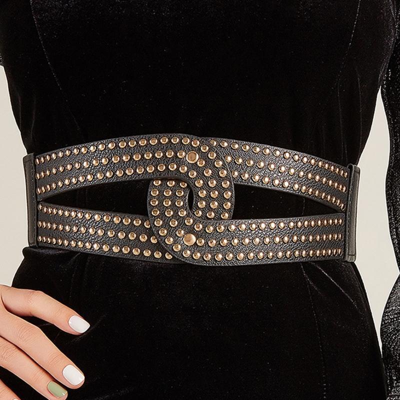 Elastic Belt Corset Dress Decorative Belt Female Luxury Belt Shaping Girdle