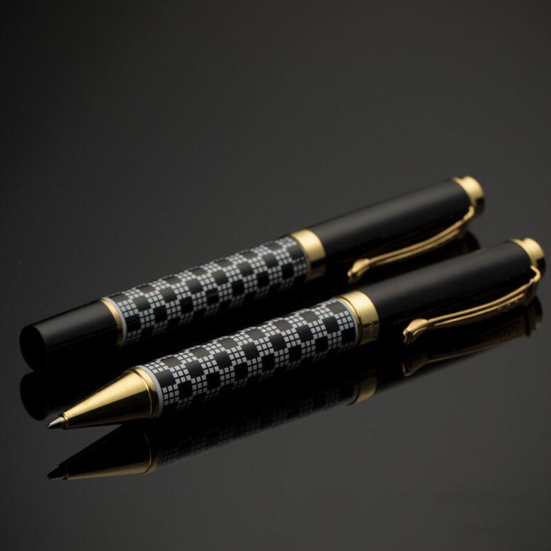 0.5mm Black Ink Metal Ballpoint Pen Men Signature Business Student Gift Office