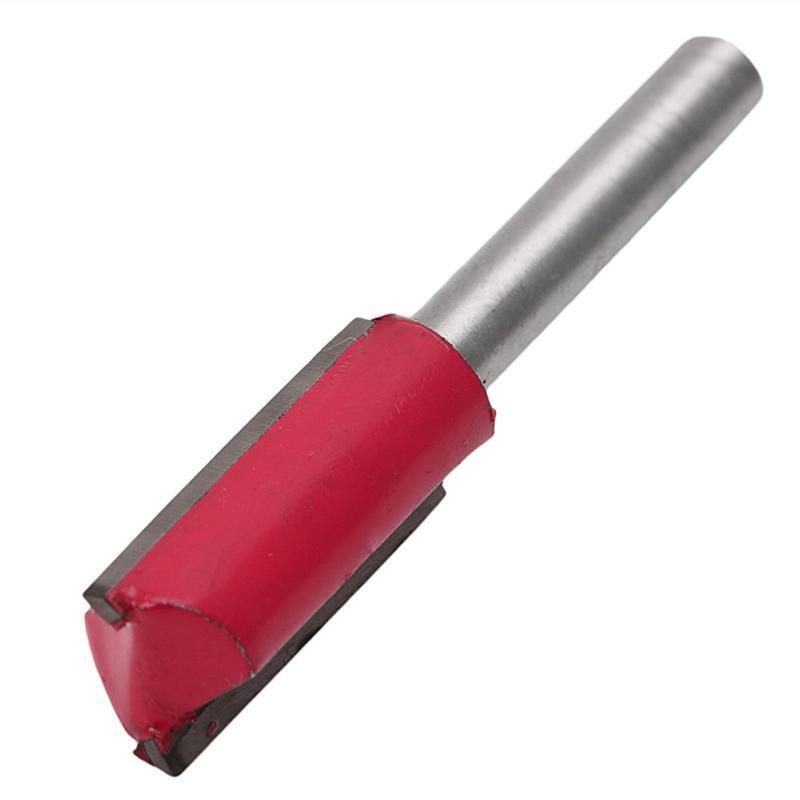 1/4 "Shank 1/2" Blade Woodworking Double Flutes Straight Router Bit Cutter New