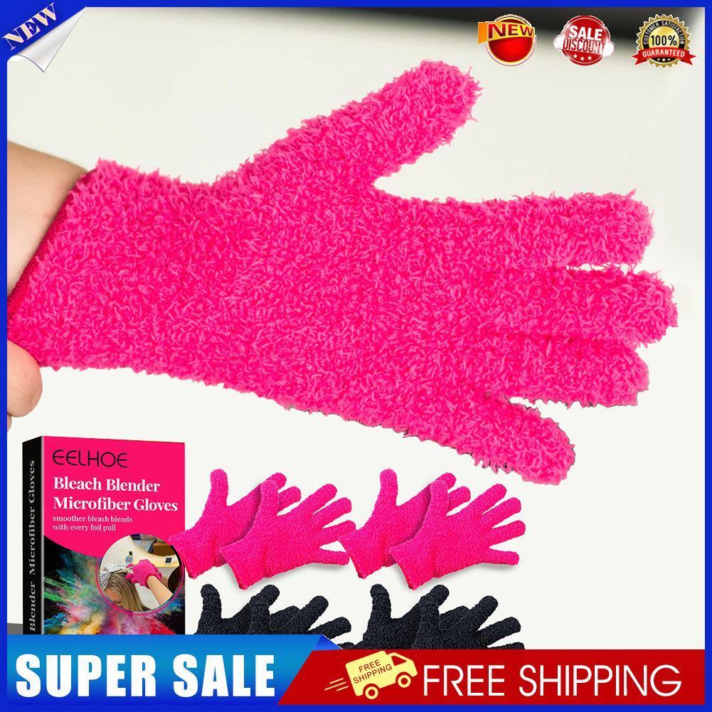 Home Microfiber Hair Dyed Gloves Durable Salons Hairdressing Tools Set