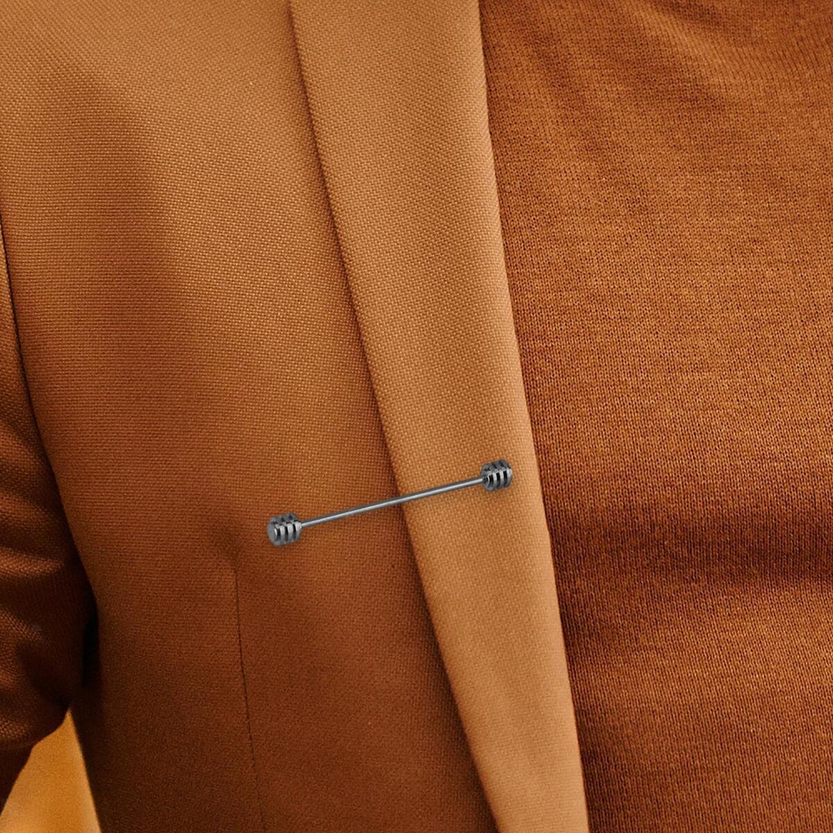Classic Mens Shirt Collar Bar Pin Necktie Pins Clasps for Business Formal