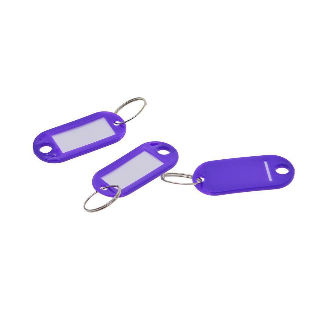 200x Waterproof Key Rings   Key Fob Insert Card Landlords