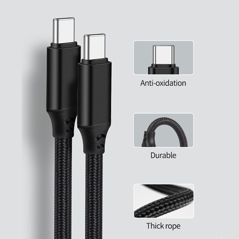 Extension Cable Type-C Male To Male PD 60W USB C Cable 3A Fast Charging