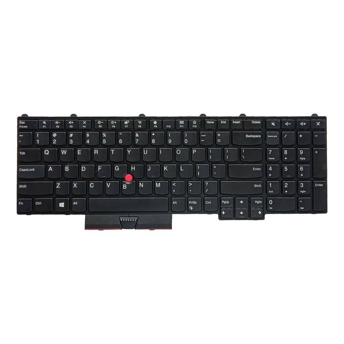 Laptop Replacement Keyboard with Pointing Stick US for P51 P71 01HW282 Parts