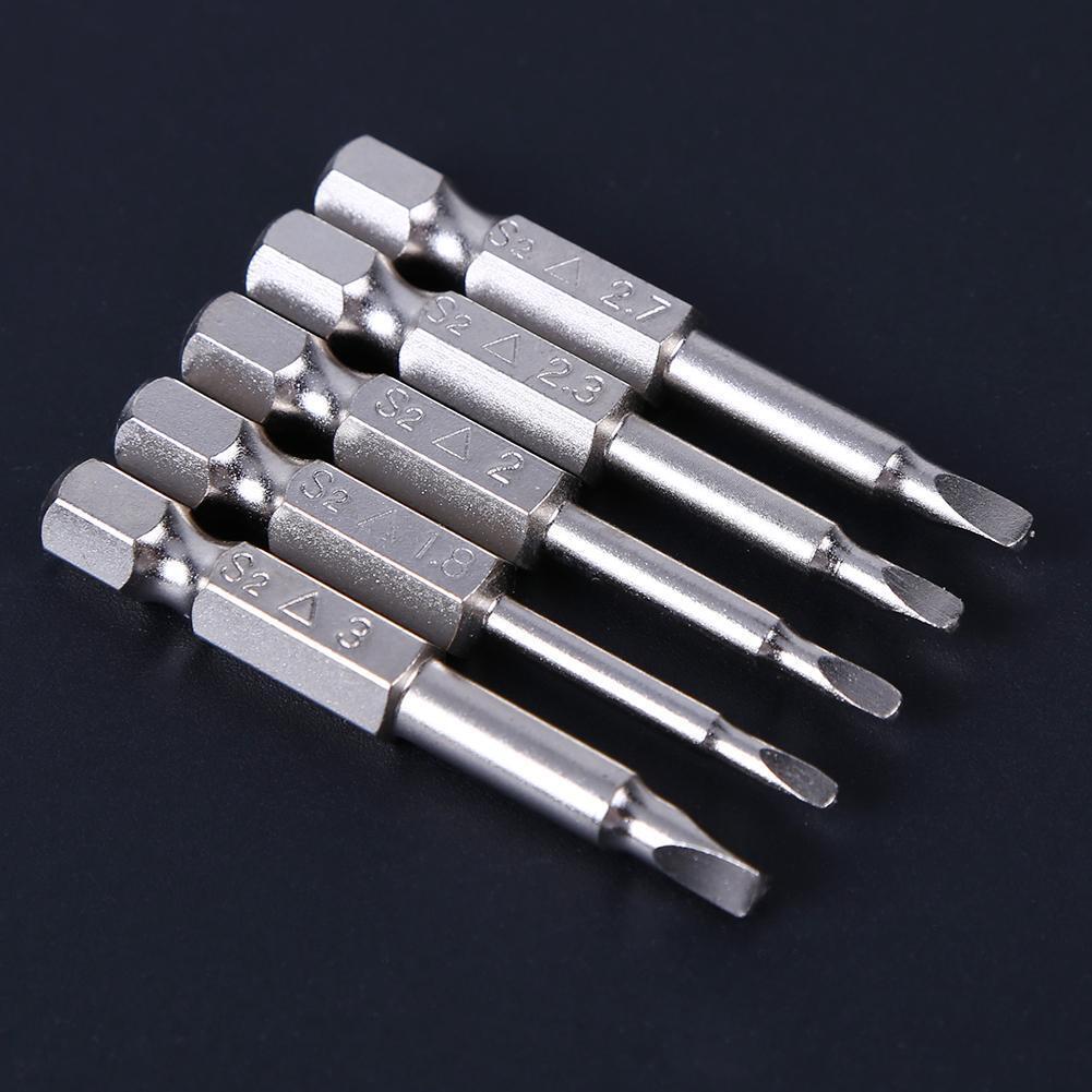 5pcs Triangular Screw Bits Magnetic Electric Screwdriver Bits Hand Tool Set