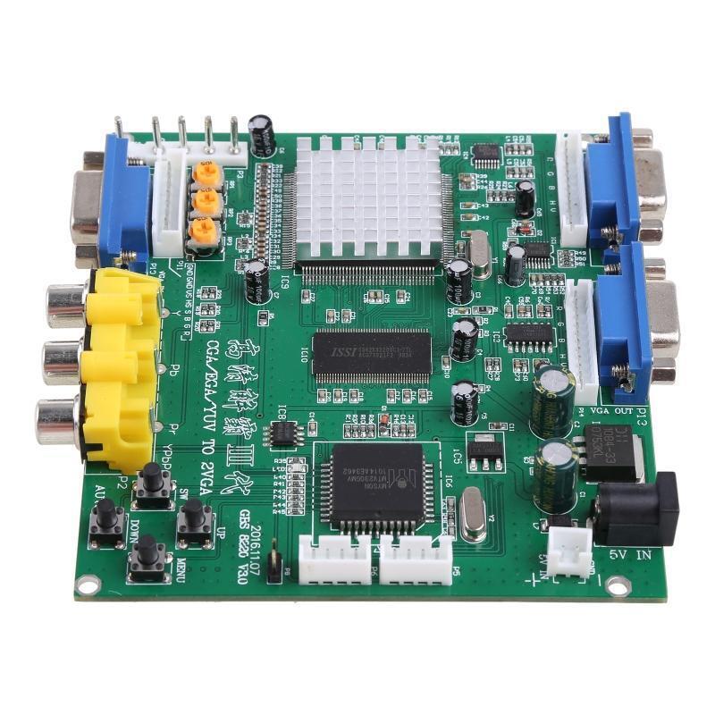 Arcade Game RGB CGA EGA YUV to VGA Video Converter Board 2 VGA Output Game