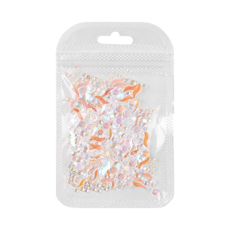 Mixe Shape Glass Crystal Nail Gems Rhinestone DIY Nail Art Strass Accessories