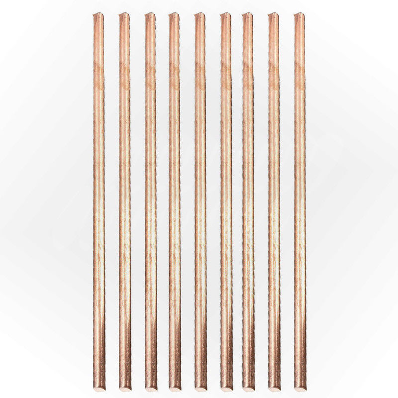 99.9% Pure Coppers Cu Metal Rod Bar Cylinder Stick Diameter 6mm x 200mm Electrod