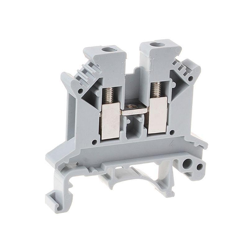 10pcs/set UK-2.5B Terminal Block Screw General Application PCB Din Rail Wiring