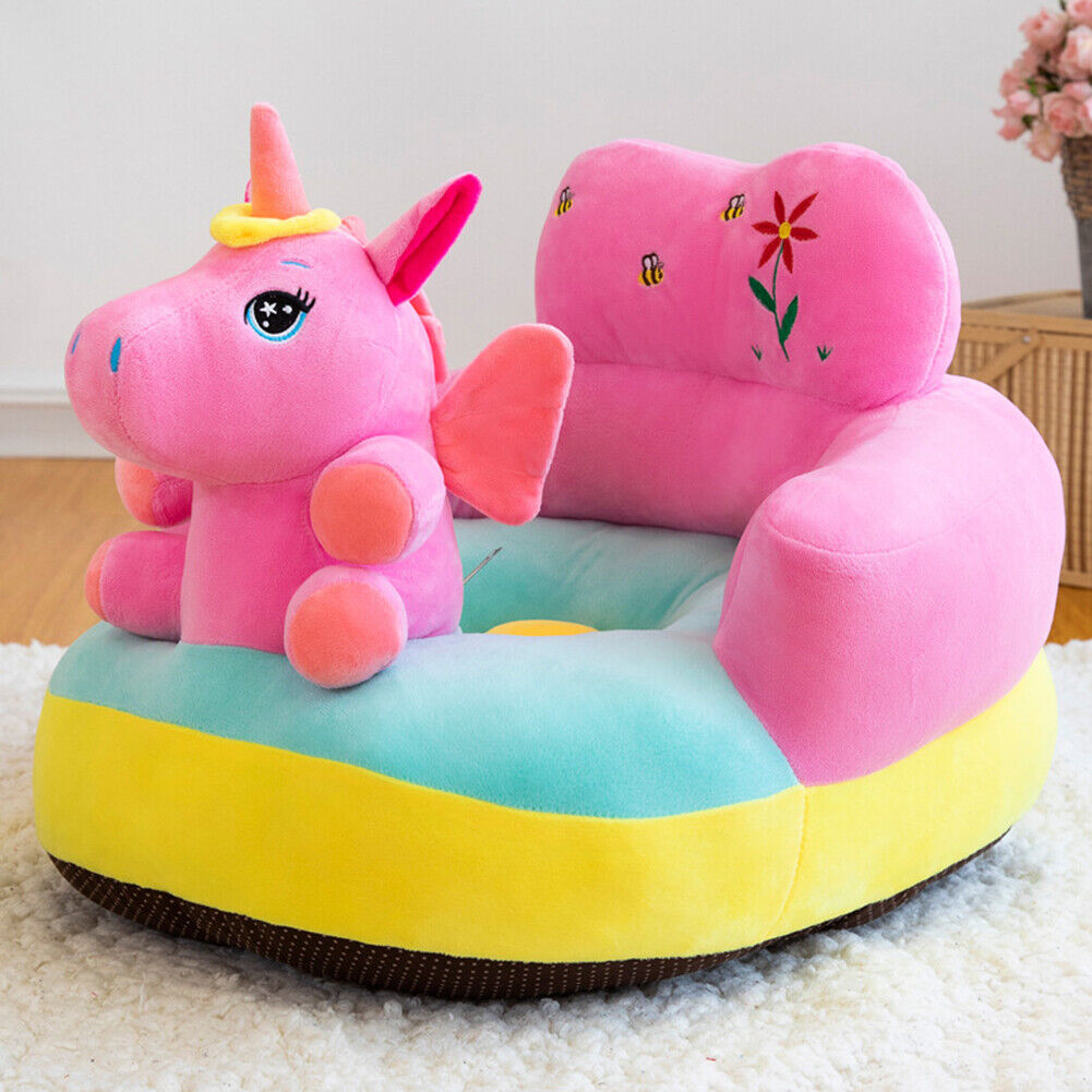Baby Sofa Support Cute Cartoon Seat Soft Plush Feeding Travel Chair (G)