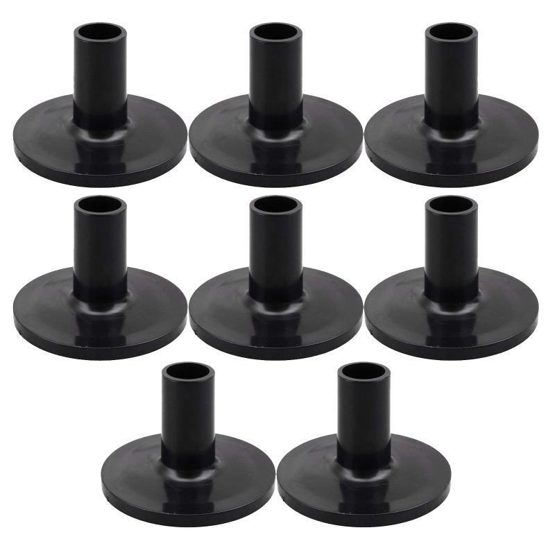 8 Pieces/set Plastic Long Cymbal Sleeves with Flange Base for Drum Set
