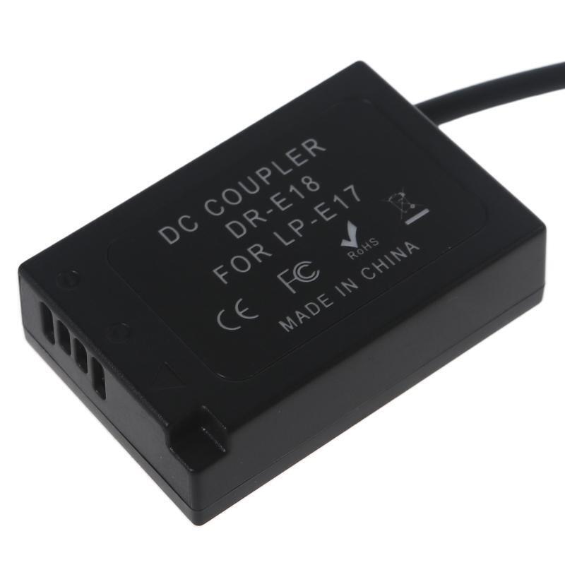 ACK-E18 DR-E18 Dummy Battery for Rebel SL2 SL3 T6i T6S T7i T8i 200D