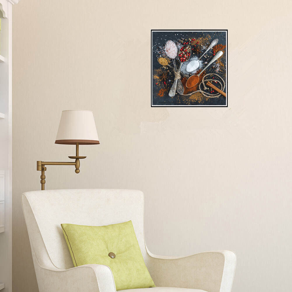 Spoon 5D Diamond Painting Embroidery DIY Craft Cross Stitch Home Decor Gift