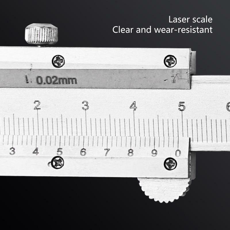 0-150mm / 0-6 Carbon Steel Vernier Caliper Gauge Manual measurement Micrometer