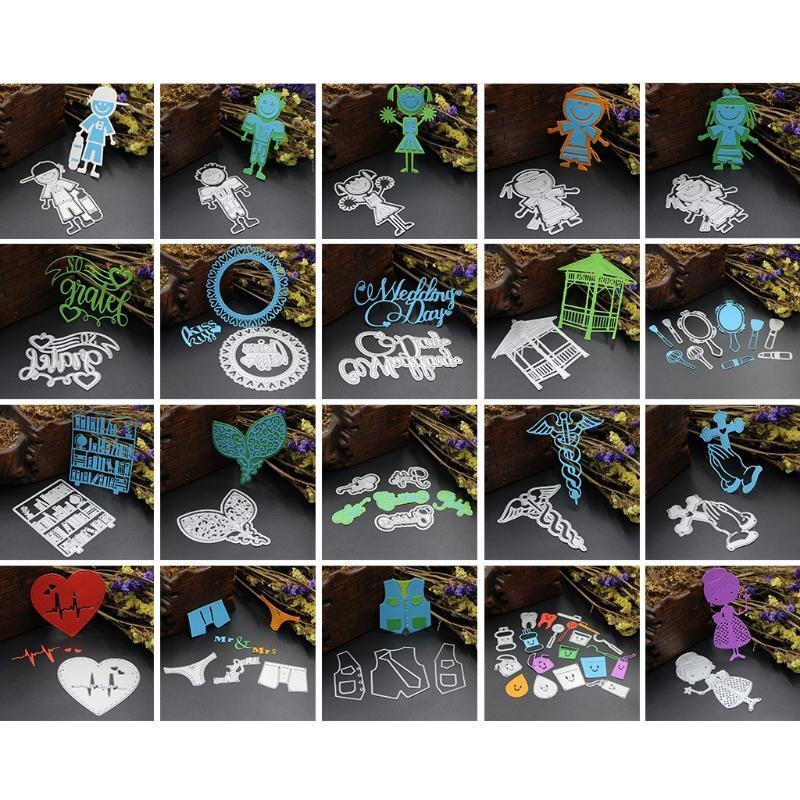 Metal Steel Cutting Embossing Dies Stencil Kit For DIY Album Paper Card Craft