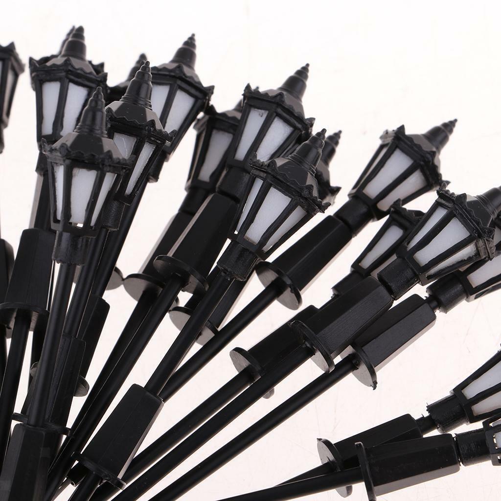 100 Pieces 1/150  Lights for   Railroad Scenery Accessory
