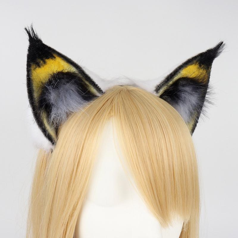 Live Broadcast Headband Cartoon Fox Ear Shaped Hairhoop Cute Hair Band for Women