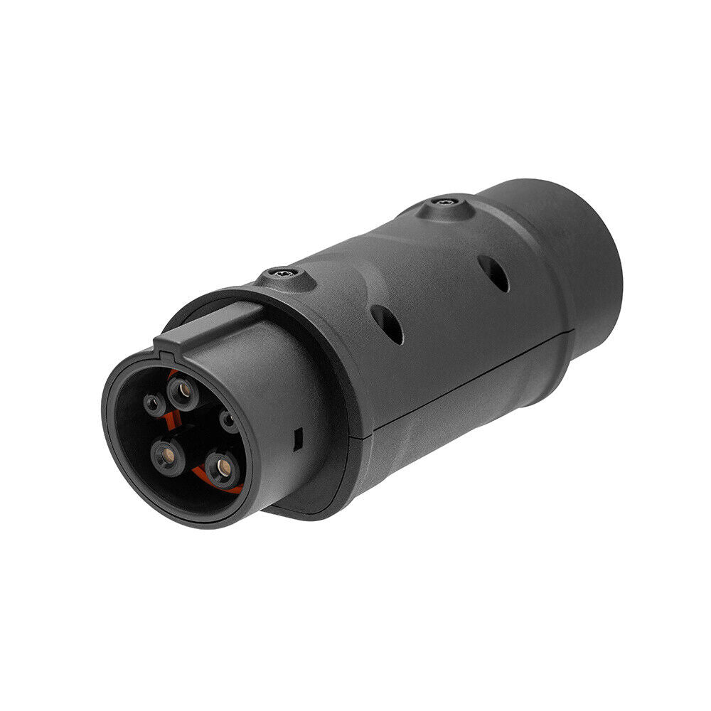 EVSE Adaptor Car Charger Connector IEC 62196 Socket Type 2 To Type 1 EV Adapter