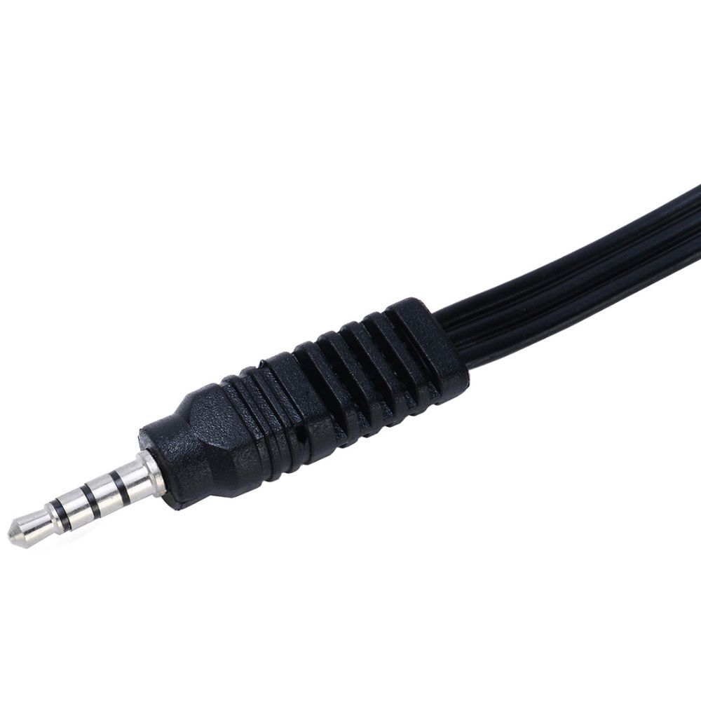 to Male Laptop Audio Video 3.5mm Jack to 3 RCA AUX Cable AV Cable Adapter Wire