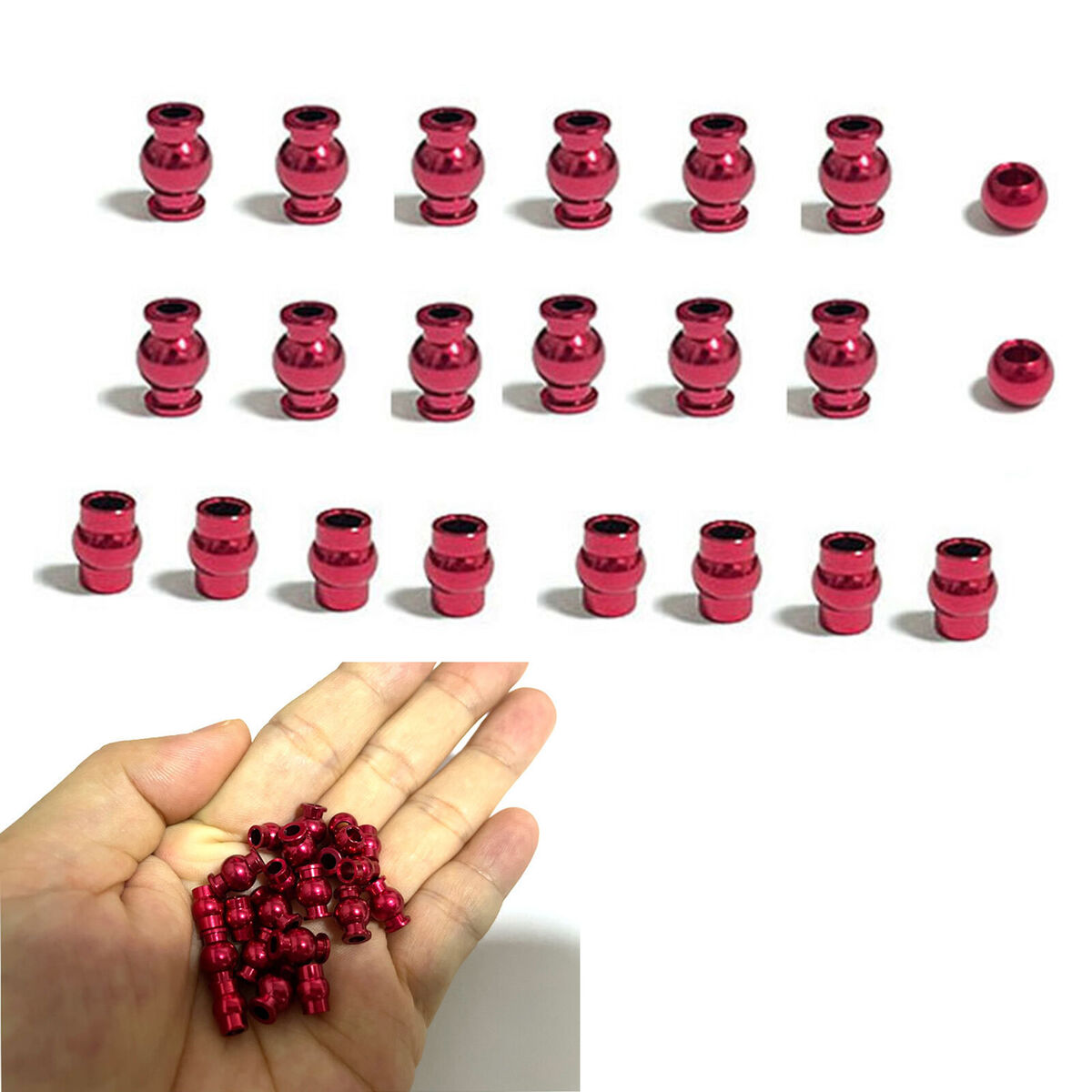 22PCS * Aluminum Alloy Full Car Pivot Ball Set For Arrma 1/10 4x4 Granite Mega