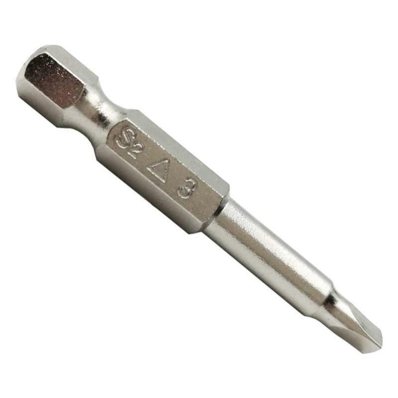 Triangular Screw Bits S2 Alloy Steel 1.8/2.0/2.3/2.5/2.7/3.0mm Anti Slip