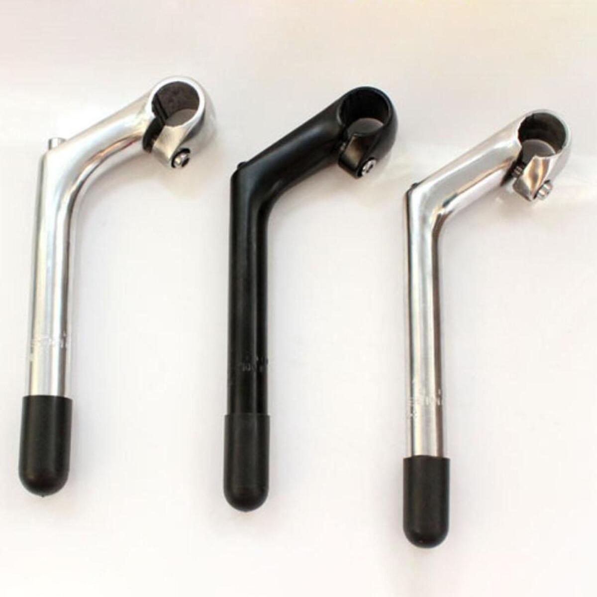 Handle Bar Stem Heavy Duty Black Bicycle Quill Stem for Beach Cruiser Bikes