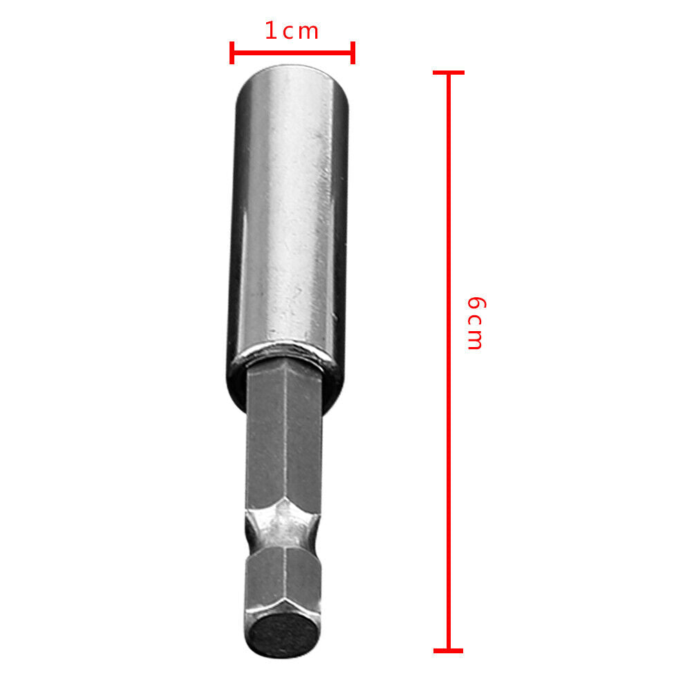 10pcs 1/4 Inch Bit Holder Screwdriver Bit Extension Bar Connecting Piece