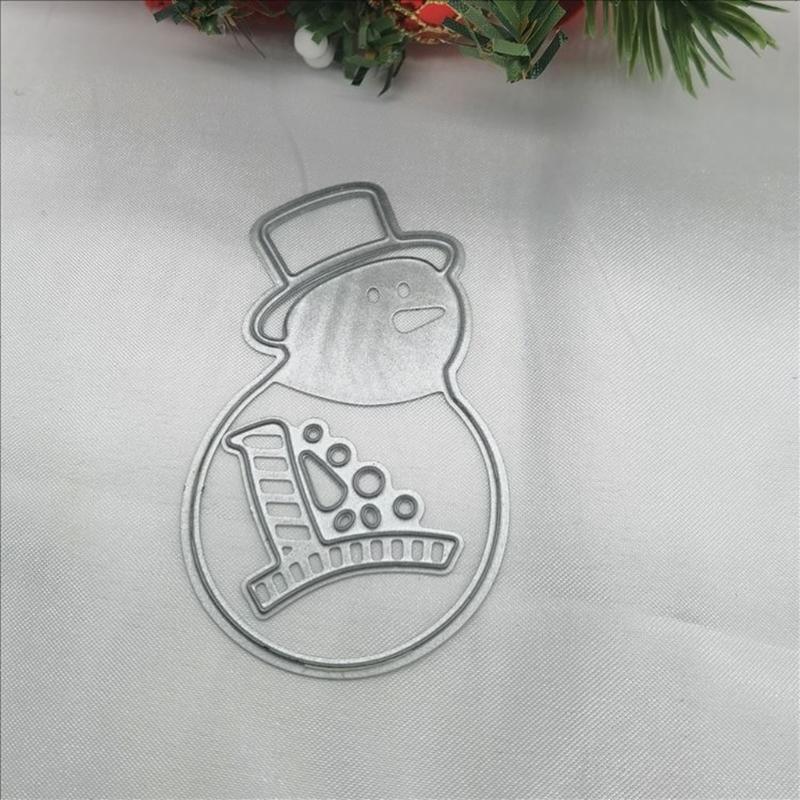 Cute Snowman Metal Cutting Die for DIY Paper Crafts Scrapbooking Album Decor