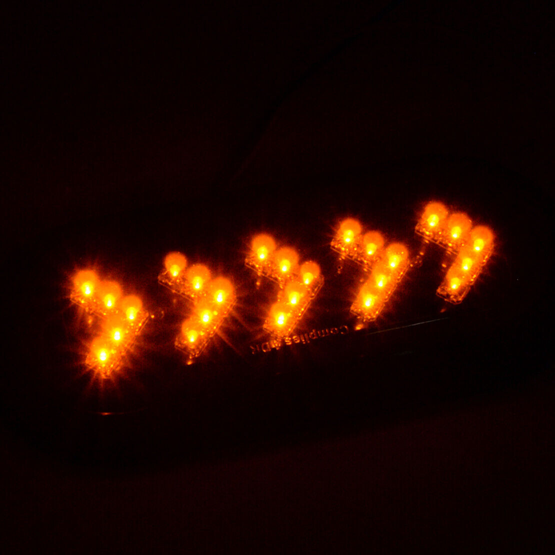 Smoke Oval LED Arrow Trailer Truck RV Boat Backup Reverse Stop Turn Tail Lights