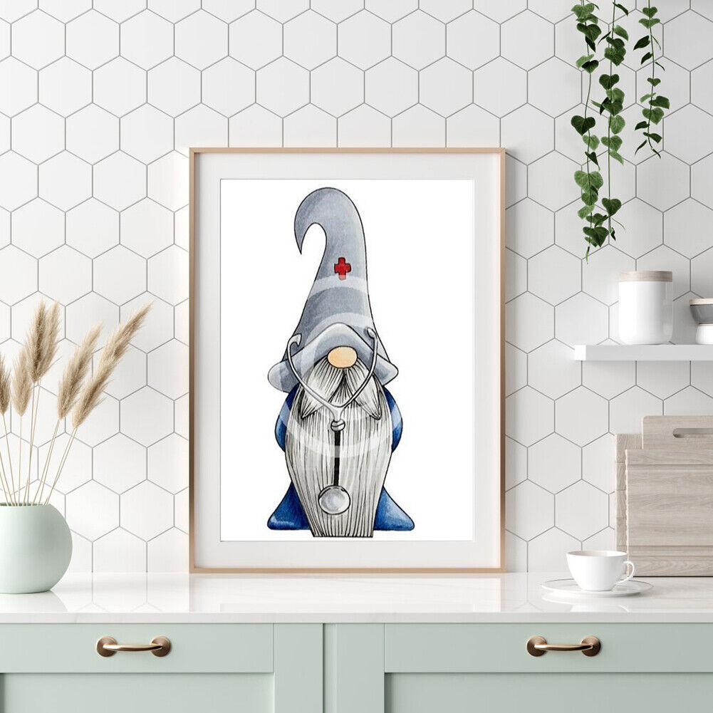 Cartoon Goblin 5D DIY Full Round Drill Diamond Painting Mosaic Decor Craft