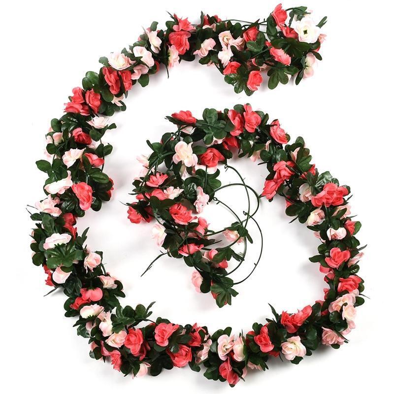 Rose Vine Wreath Easter Holiday Party Decorative Pendant Ornament