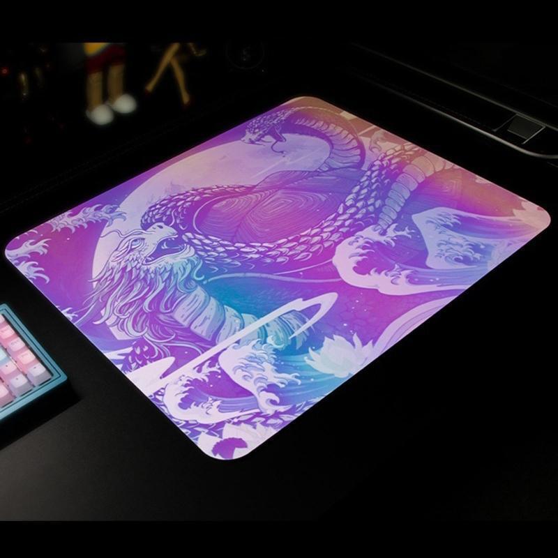 Flexible Silicone Mouse Pad Esports Tiger Wuxiang North Tortoise Mousepad Mat