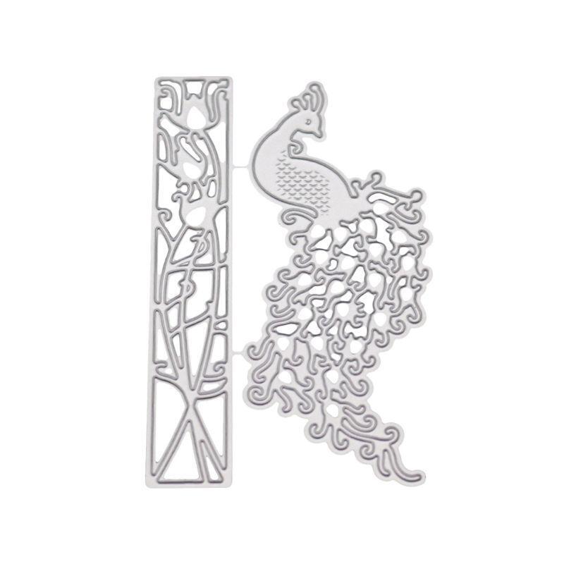 Peacock Metal Cutting Dies Stencil DIY Scrapbooking Album Stamp Paper Card Craft