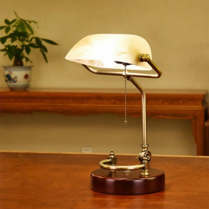 Replacement Cover of Table Lights White Color Bankers Lamps Shade Replacements