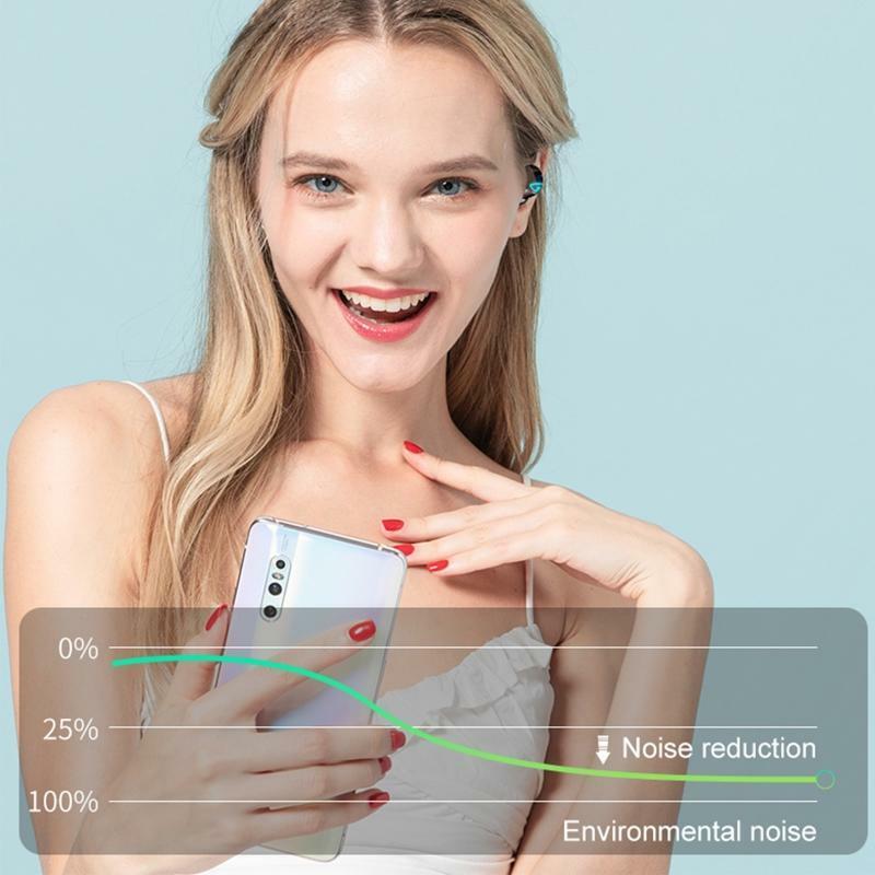 LED Screen Earphone Stereo Earphones Bass Sound Headphone Hi-Fi Sound Quality