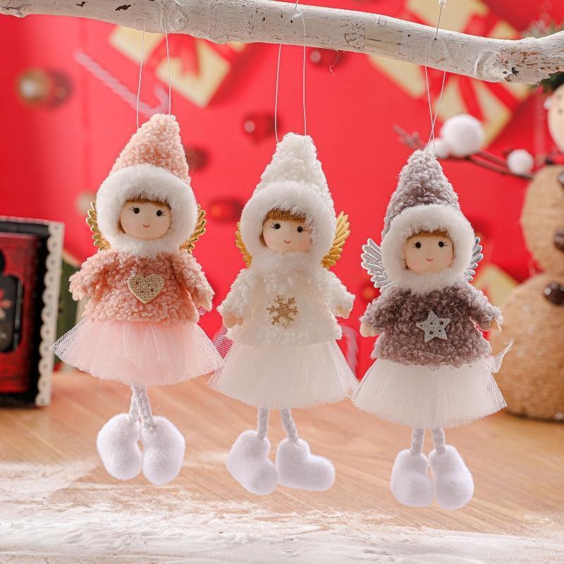 Long Legs Angel Christmas Tree Pendant Creative Crafts  Party Background Decor